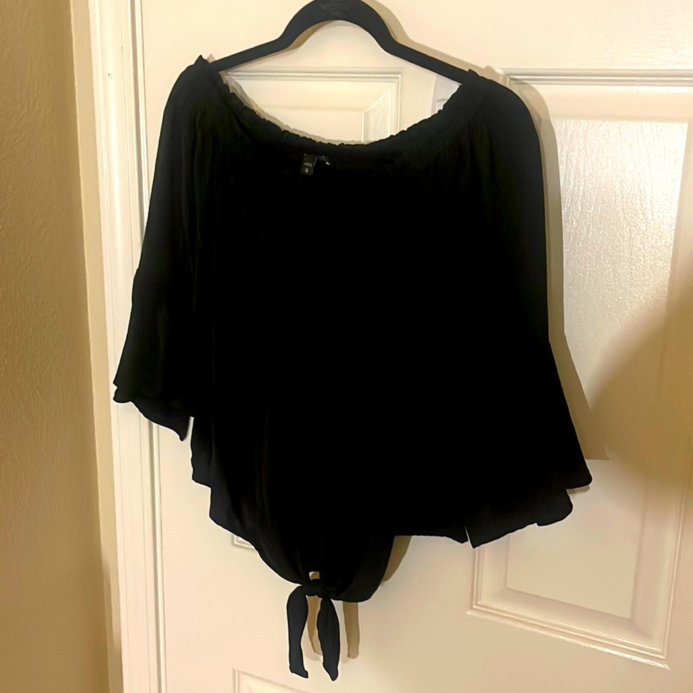 Express Black off the Shoulders top.